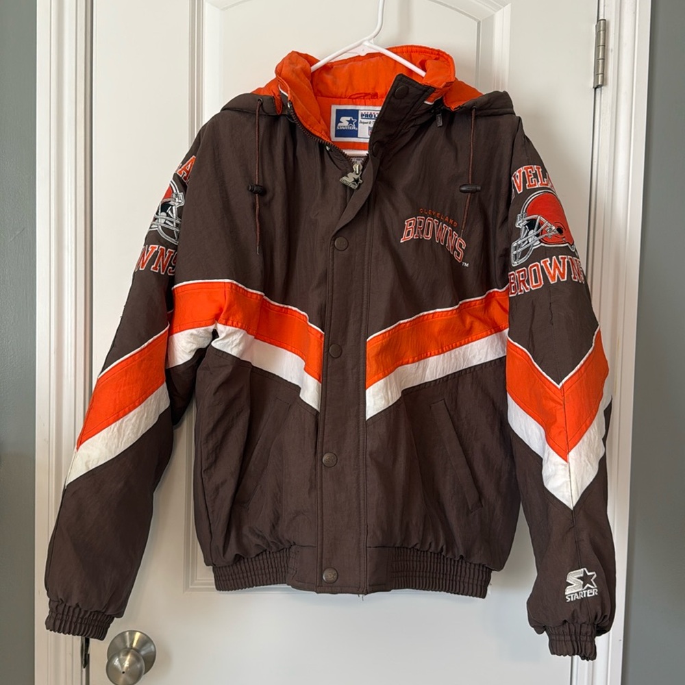 *Vintage* Starter Cleveland Browns Men’s Size XL Windbreaker Coat/Jacket